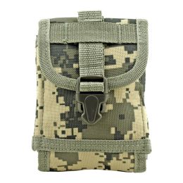 Space Force Tactical MOLLE Cell Phone Tech Pouch Carrier Vest Attachment - Digital Camo