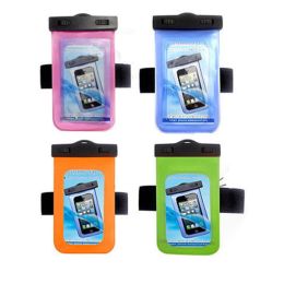 Waterproof Bag for you Smartphone with Music Out Jack and Waterproof Headphones (Pack of 1)