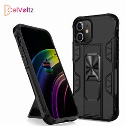 Celvoltz Kickstand Shockproof Case For IPhone (Pack of 1)