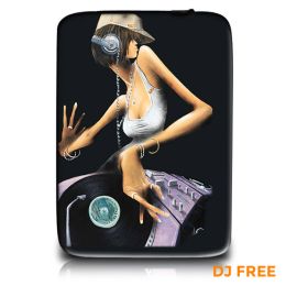 David Garibaldi - DJ Free, Zippered Neoprene 10 Netbook/Tablet Sleeve