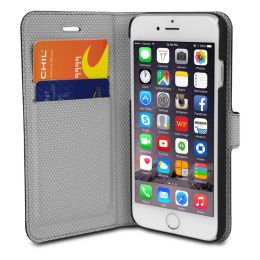 Chil Attraction Jacket Magnetic Wallet & Case for iPhone 6 Plus (Black)