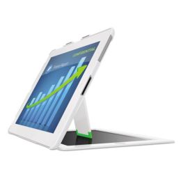 Leitz Landscape View Privacy Case w/ Stand for iPad 2/3/4, White