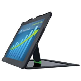 Leitz Landscape View Privacy Case w/ Stand for iPad 2/3/4, Black